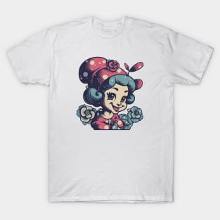 Vintage flower girl T-Shirt